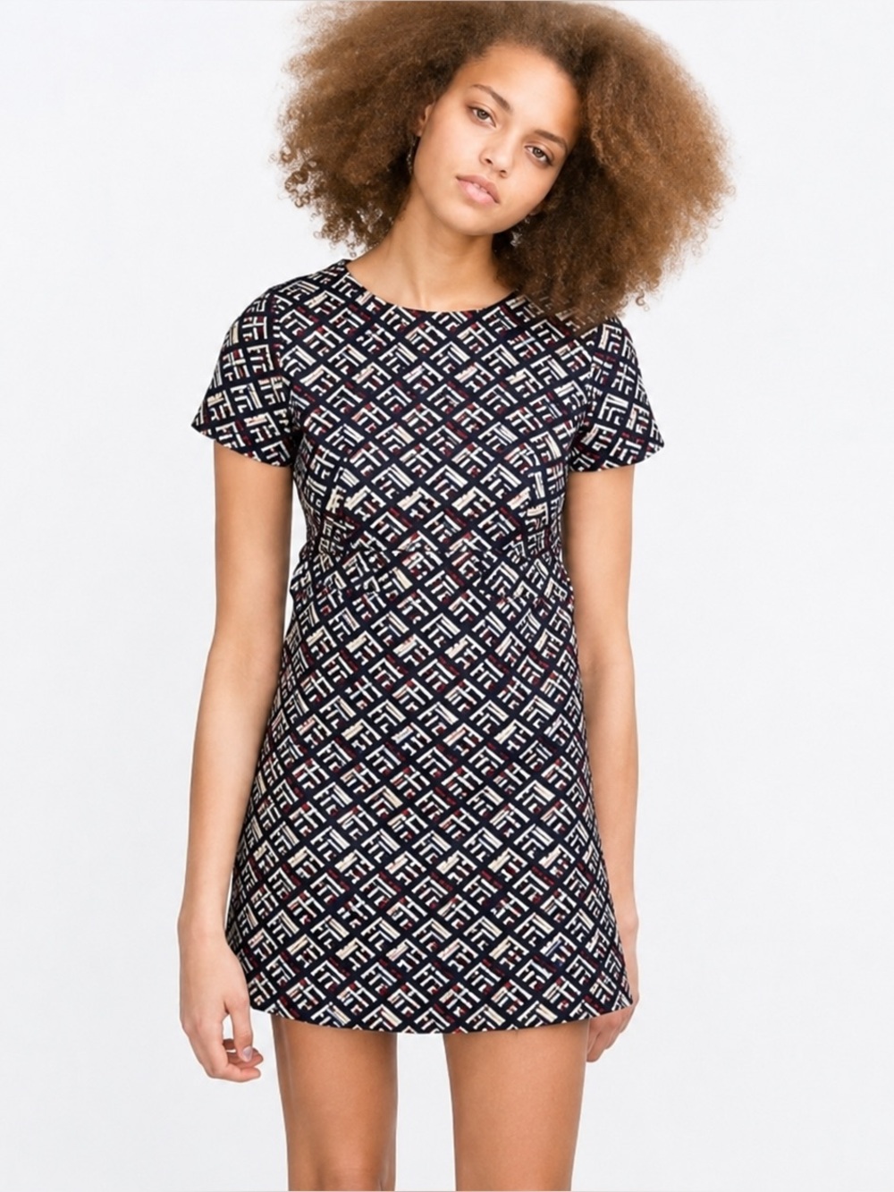 Zara Trafaluc Geometric Printed‎ Romper NWT